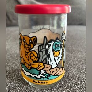 Welch's Lion King Collectible Glass